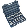 Sealey AK2582 Socket Set 26pc 3/4"sq Drive - Walldrive - Duometric