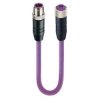 Kabel Profibus konfekcjonowany obustronnie złącze M12 męskie / M12 żeńskie 5-pinowy kodowanie B 0975 254 101/1 M