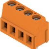 PCB terminal, 4 pole, pitch 5.08 mm, AWG 24-14, 15 A, screw connection, orange, 9994130000
