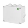 Puszka natynkowa hermetyczna IP55 130x95x58 szara z dławicami Industrial 2703-02 Elektro-Plast