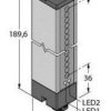 Turck Bezzwrotny czujnik fotoelektryczny LX6E Wysokość ochronna 143 mm