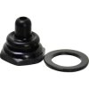 Sealing cap, silicone, (H) 11.6 mm, black, for toggle switch, N35111012