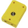 B+B Thermo-Technik 0220 0003 Thermocouple Connectors Yellow Reverse Polarised