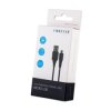 Kabel USB-microUSB 3m czarny silikon FOREVER