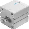 Siłownik kompaktowy skok: 50mm Festo Ø 80mm dwustronnego działania Action ADN-80-50-A-PPS-A
