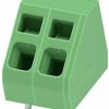 PCB terminal, 2 pole, pitch 5.08 mm, AWG 24-12, 24 A, spring-clamp connection, green, 1932326
