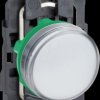 XB5AVB1 Indicator light, white, 22 mm, with LED 24 V AC/DC