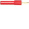Mueller BU-P72914-2 Jack Plug Red 4mm to 2mm Adapter Gold Contacts
