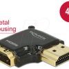 65661 Adapter HDMI-A female > HDMI-A male 4K 90° angled right black