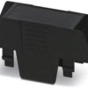 Upper part of housing, ABS/PC, (W x H x D) 22.6 x 75.26 x 36.95 mm, black, for enclosure, 1025889
