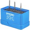 PFERD 21901504 Burr set carbide 3mm shank in break-proof plastic box