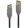 Lindy 36762 2m USB 3.2 Type A Extension Cable, 5Gbps, Anthra Line