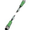 Kabel do czujników/elementów wykonawczych Phoenix Contact SAC-4P-M12MS/ 8,0-186/M12FS P 1557361, złącze żeńskie M12, pro