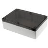Hammond 1554X2GYSL Watertight PC Enclosure, Smoked Lid 300 x 200 x 90, Grey