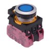 CW4L-A1E02Q3S Blue 12V illuminated Maintained Push Button Switch 2NC IP65 IDEC