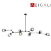 Abigali Lampa sufitowa SMOKEY 9xE27, ABIGALI-MD2003-9PCS-JG