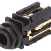 Złącze Jack 6,3mm, żeńskie, gniazdo, proste, stereo, 34 V ACJS-PVB-5