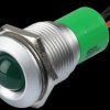 Q16P3GXXG220E Indicator LED, 220 V AC, 16 mm, wired, green/SG