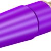 4 mm socket, screw connection, mounting Ø 8.3 mm, CAT II, purple, 23.3050-26