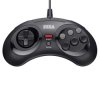 Retro-Bit Official SEGA Mega Drive 8-Button USB Arcade Pad - Black [Discontinued]