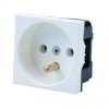 Gniazdo 2P+Z moduł 45X45 16A/250V biały 2000-42