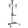 Roline 17.03.1260 TV trolley floor stand height-adjustable tiltable rotatable