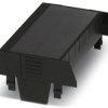 Upper part of housing, ABS/PC, (W x H x D) 90.1 x 75.27 x 36.95 mm, black, for enclosure, 1069924