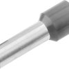 Cimco 187021 Końcówka rurkowa 4 mm² z częściową izolacją szary 100 szt.