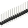 Pin header, 15 pole, pitch 2.54 mm, straight, black, 10048432