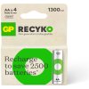 GP GPRHC132E036 GP Recyko NiMH 1300mAh AA 4's ECV paper box