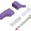 Złącze laboratoryjne bananowe 4mm wtyk 32A 600V fioletowy 66.9328-26