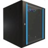 Szafa rack montowana na ścianie Extralink Lite 12U 530x400 Czarna z półką