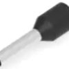 Insulated wire end ferrule, 1.5 mm², 14 mm/8 mm long, black, 966903-2
