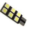Żarówka T10/W5W 10mm 6*5050 12V CW CANBUS