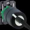 XB5AG41 Key-operated switch, Harmony XB5, black, 22 mm, latching, 1 NO