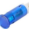 Signal light, 24 V (DC), blue, 1.6 cd, Mounting Ø 10 mm, LED number: 1, QS101XXB24