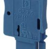 Plug, spring balancer connection, 0.08-4.0 mm², 1 pole, 24 A, 6 kV, blue, 3043022