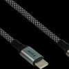 2060-MT010SW Magnetic USB 2.0 spiral cable, 60 W, 1.0 m