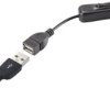 Renkforce Kabel USB USB 2.0 Złącze męskie USB-A, Złącze męskie Lightning 0.30 m czarny z przełącznikiem, styki pozłacane