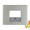 BERKER K.5 Płytka czołowa do gniazda głośnikowego i gniazda USB stal szlachetna nierdzewna 10357004 HAGER