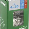 SPAX 4587000450357 Śruba blacharska 4.5 mm 35 mm T-STAR plus stal nierdzewna A2 60 szt.