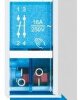 Przekaźnik przełączający 230 V. 1 styk zwierny + 1 styk rozwierny 16 A/250 V AC - R12-110-230V
