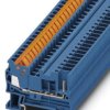 Through terminal block, quick connection, 0.25-1.5 mm², 2 pole, 17.5 A, 6 kV, blue, 3050086