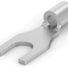 Uninsulated forked cable lug, 0.26-1.65 mm², AWG 22 to 16, M3.5, metal, 323127