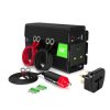 Przetwornica 12V/230V 300/600W S Sinus Green Cell UK z adapt.