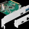 90299 PCI Express Card > USB 3.1 Type-C female, Typ-A female, 10Gbps