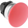Łeb przycisku, Ø 22 mm, IP66, IP67, IP69K, kolor: Czerwony Sprężyna powrotna, Lovato, Platinum 22 mm