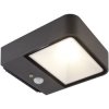 Megatron MT70019 Wandia Solar Wall Light 2W LED Black with Motion Detector