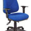 Krzesło biurowe Krzesło do pisania na maszynie Niebieski regulowany Tak kołowy Tak wysokość siedzenia 52 → 64cm