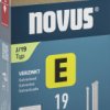 Novus Tools 044-0090 Gwoździe do wbijania Typ J Długość produktu 19 mm 1000 szt.